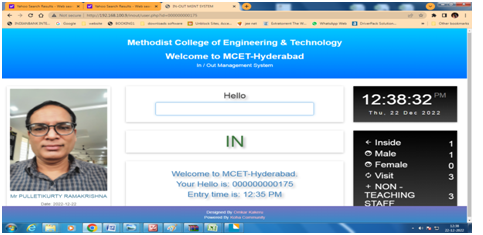 In/Out Management System